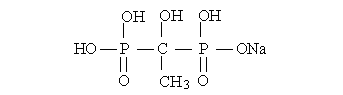 羥基乙叉二膦酸鈉(HEDP•Na)結(jié)構(gòu)式